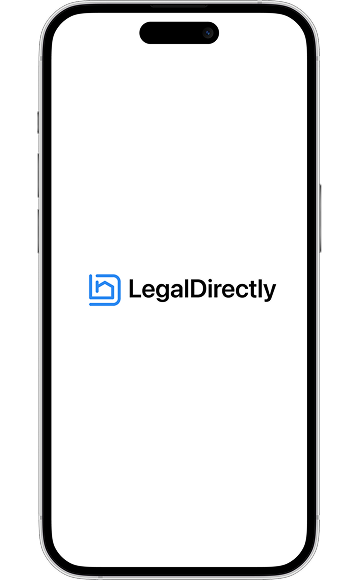 Legal Directly mobile app interface